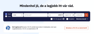 Képernyőkép az ingatlan.com főoldaláról.