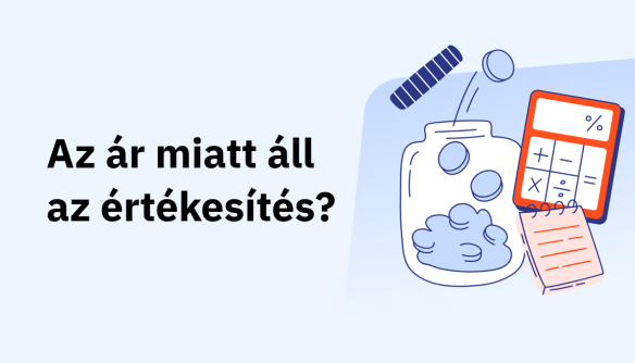 Árazási segédlet funkciót illusztráló grafika.